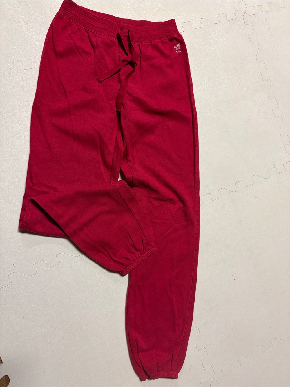 GAP Bright Red Kids Jogger Sweatpants